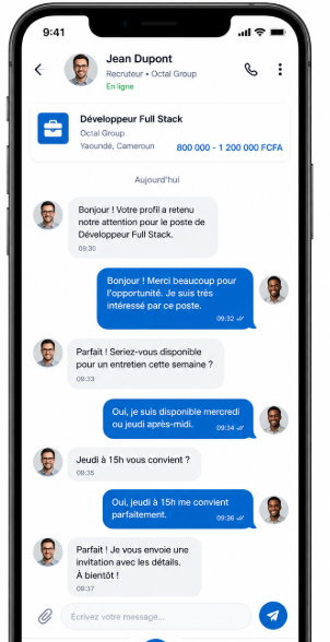 Messagerie temps réel